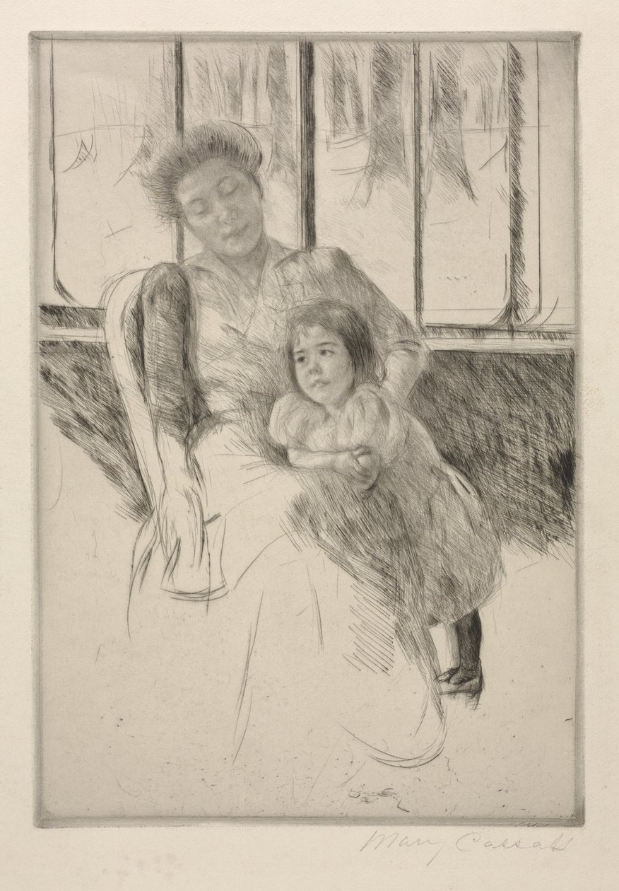 A Konzervatóriumban c. 1901. alkotó: Mary Cassatt
