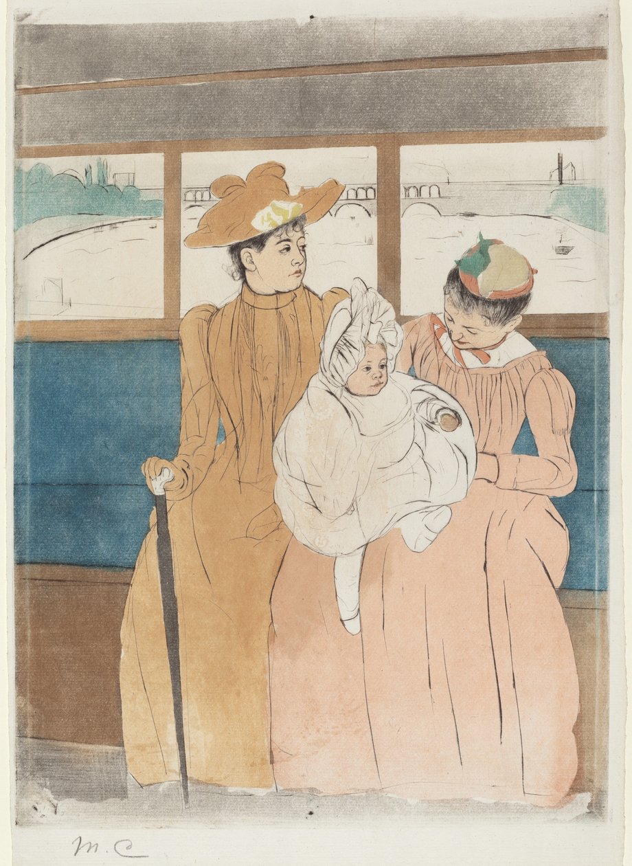 Az Omnibuszban alkotó: Mary Cassatt