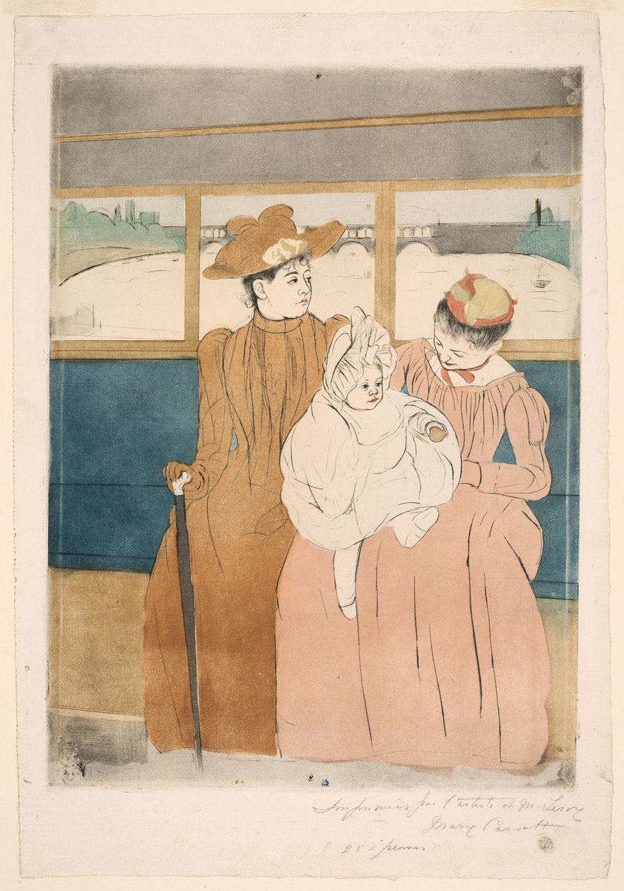 Az Omnibuszban alkotó: Mary Cassatt