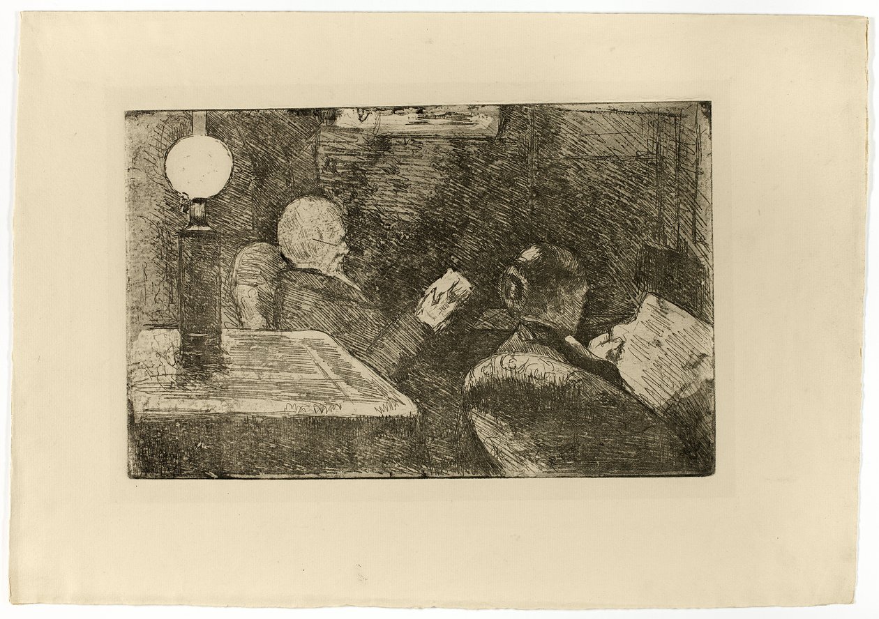 Mr. és Mrs. Cassatt Reading alkotó: Mary Cassatt