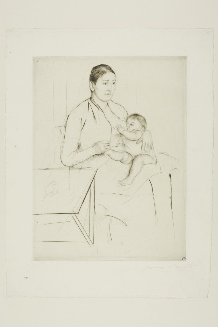 Gondozás alkotó: Mary Cassatt