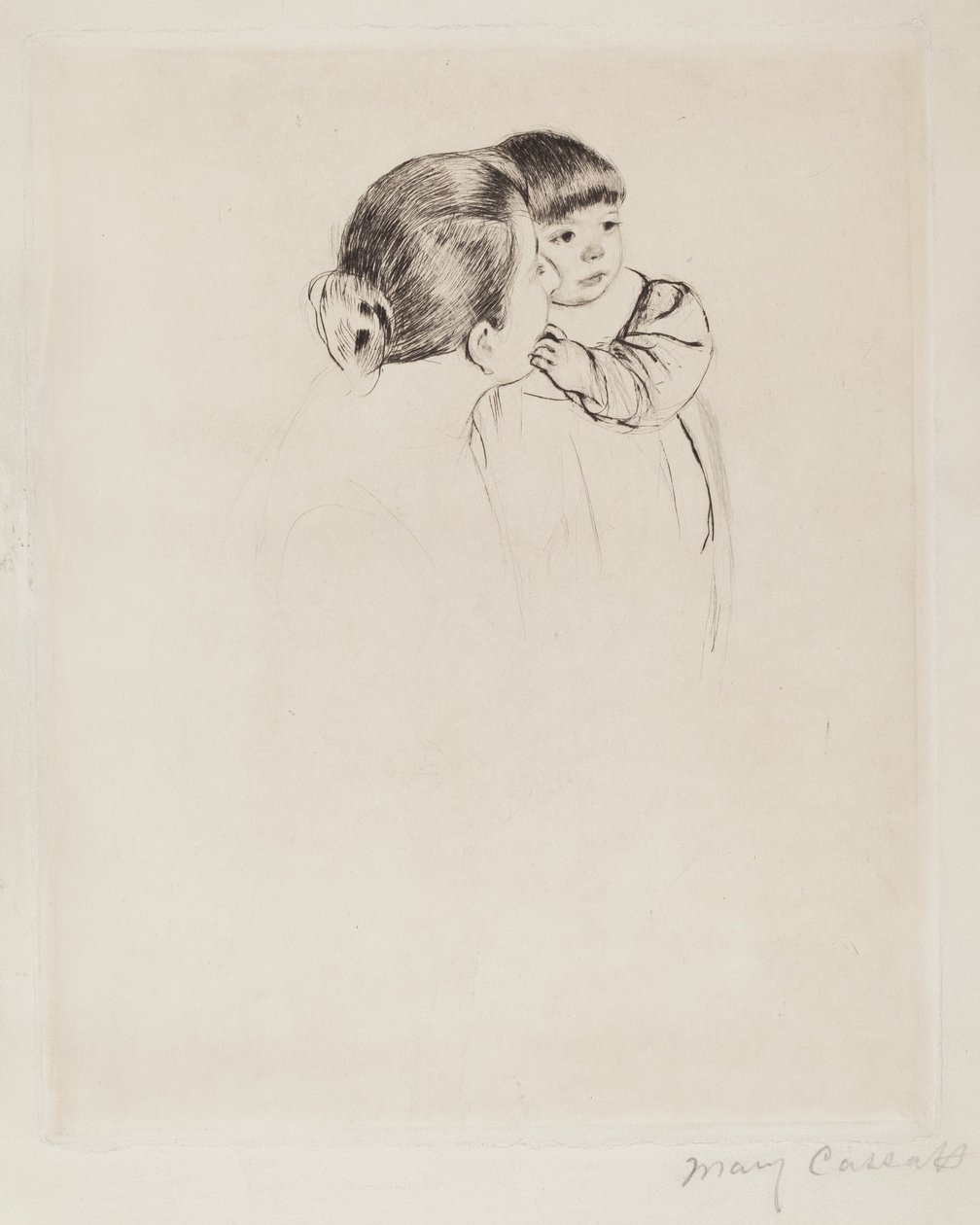 Parasztanya és gyermeke alkotó: Mary Cassatt