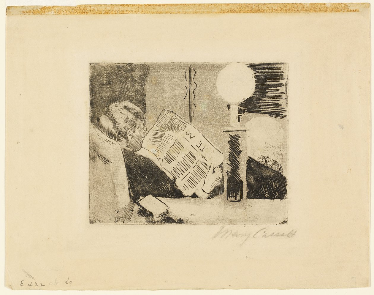 Újság olvasása, 2. sz alkotó: Mary Cassatt
