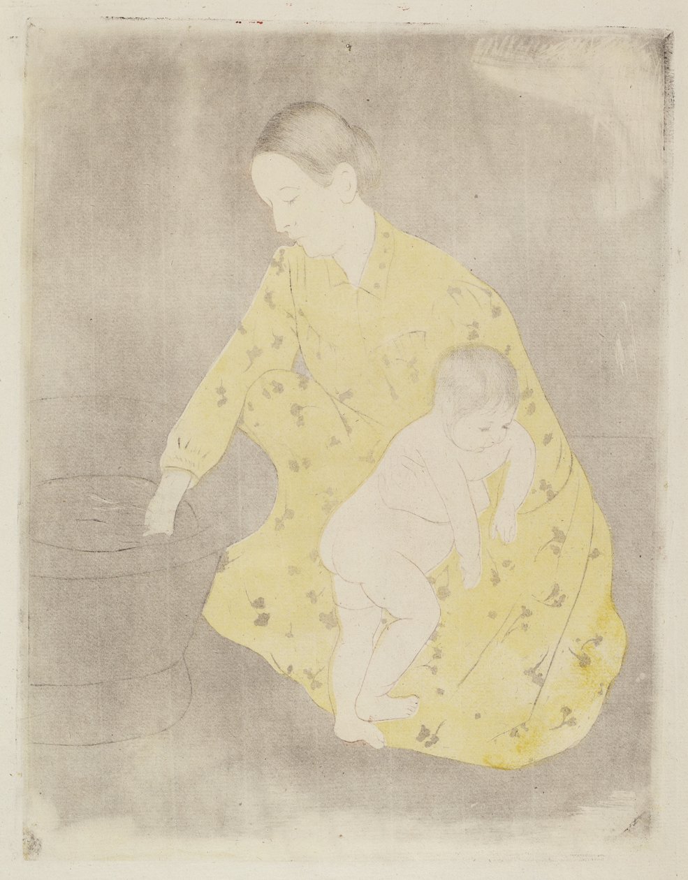 A fürdő, 1890-1891. alkotó: Mary Cassatt