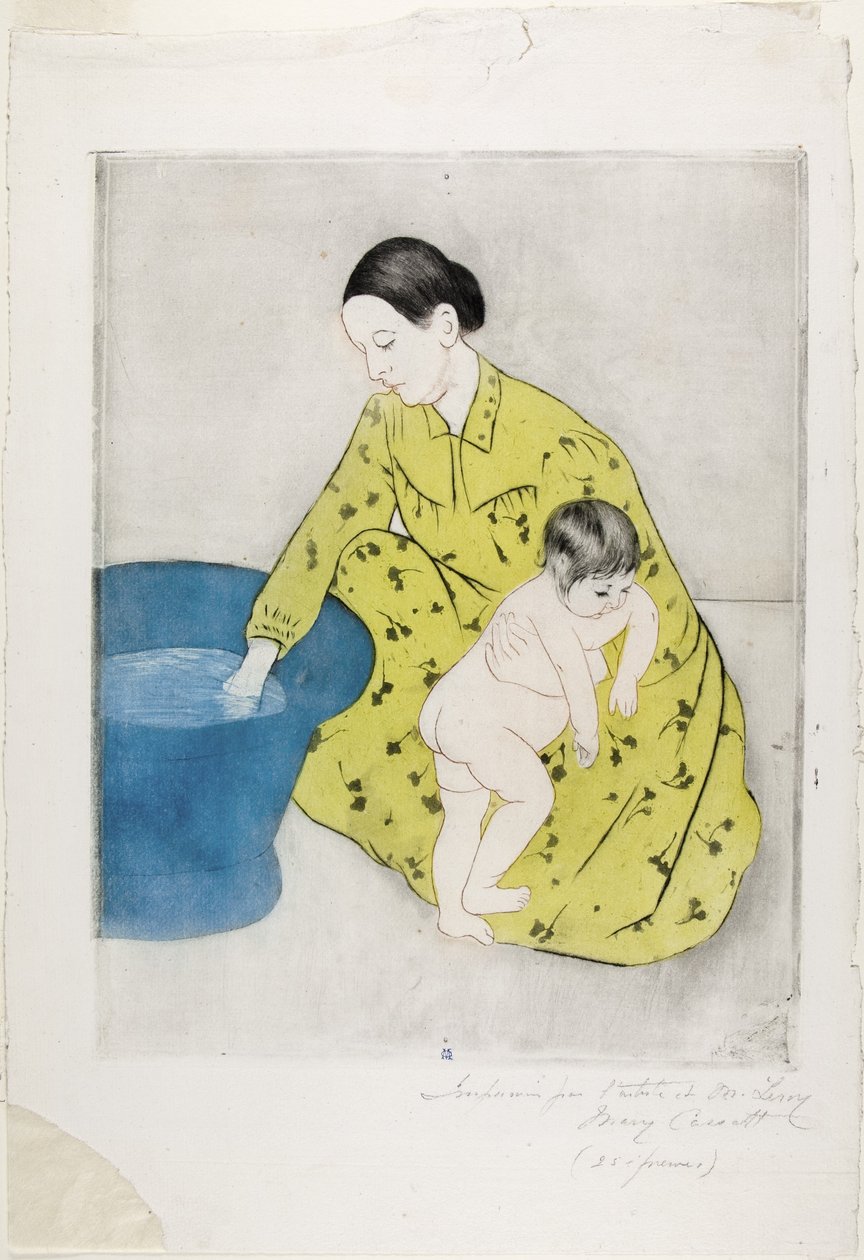 A fürdő, 1890-91 alkotó: Mary Cassatt