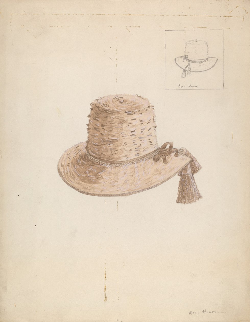 Fiúsapka, c. 1936. alkotó: Mary E Humes