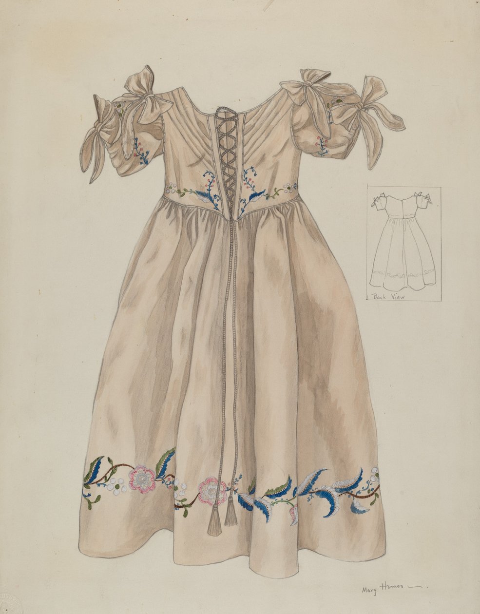 Gyerekruha, c. 1936. alkotó: Mary E Humes