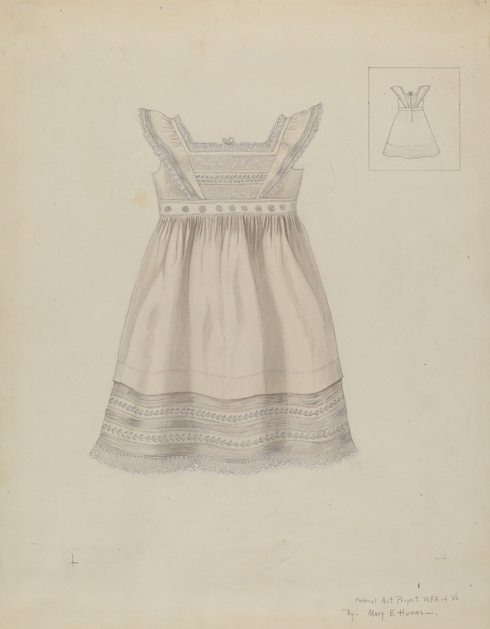 Gyerekruha, c. 1937. alkotó: Mary E Humes