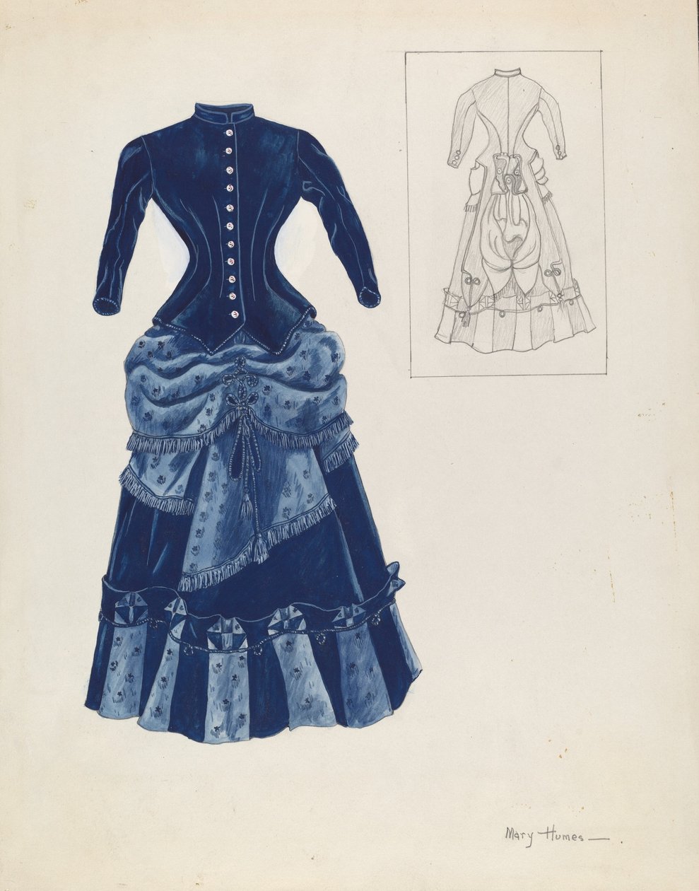 ruha, c. 1937. alkotó: Mary E Humes