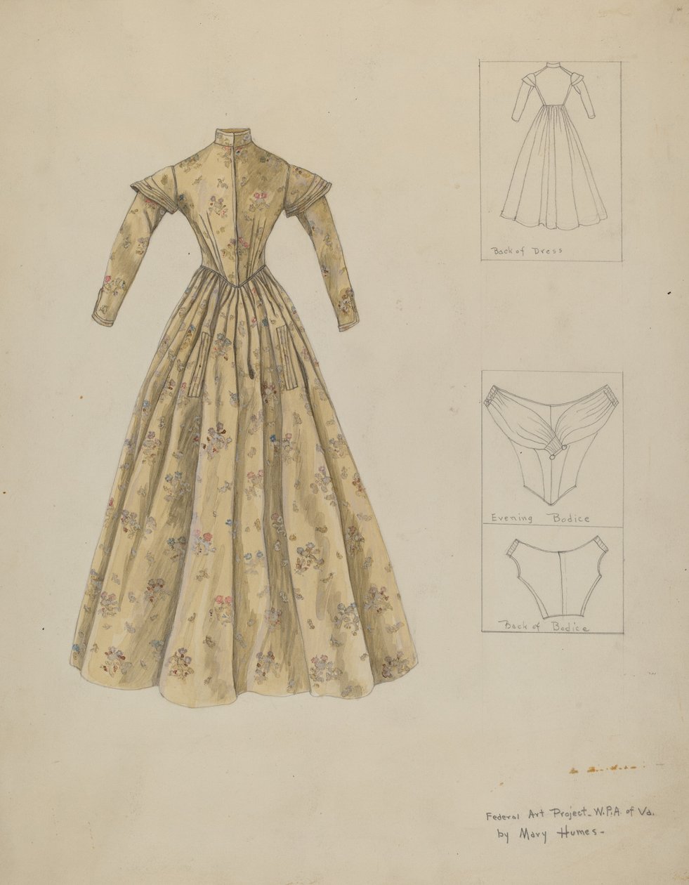ruha, c. 1937. alkotó: Mary E Humes