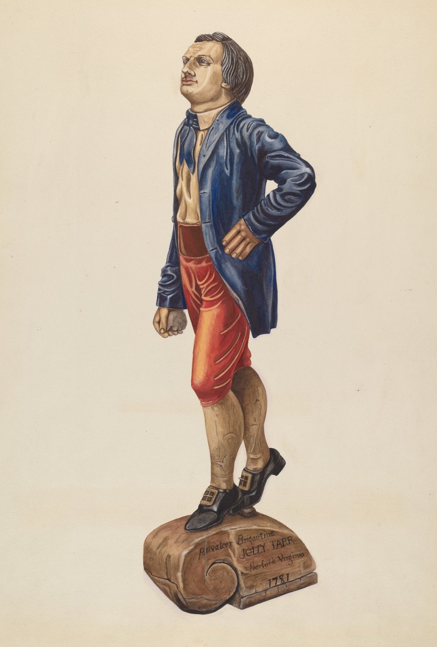 Figura: "Jolly Tar" alkotó: Mary E. Humes