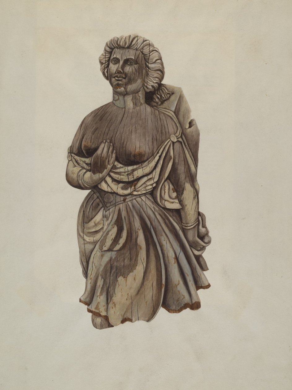 Férfi Márta, c. 1938. alkotó: Mary E Humes