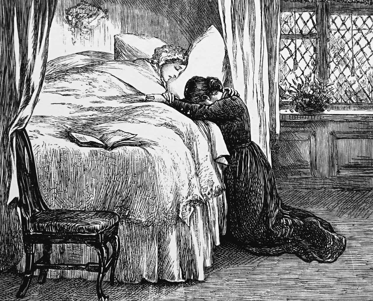 Egy lány és egy beteg anya alkotó: Mary Ellen Edwards