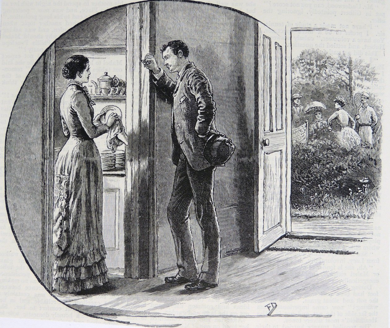 Háziasszony illusztrációja alkotó: Mary Ellen Edwards