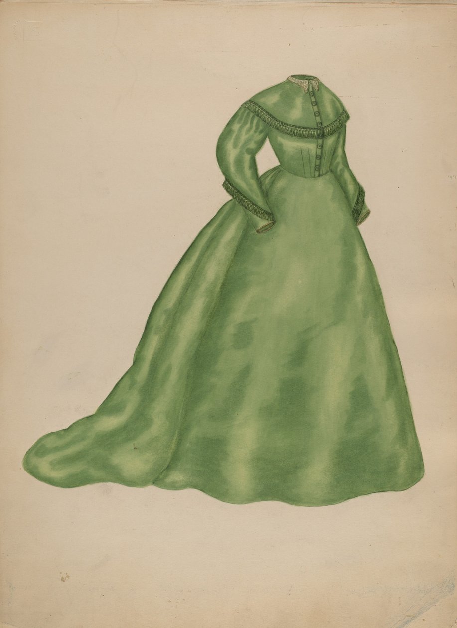 Esküvői ruha, c. 1940. alkotó: Mary Fitzgerald