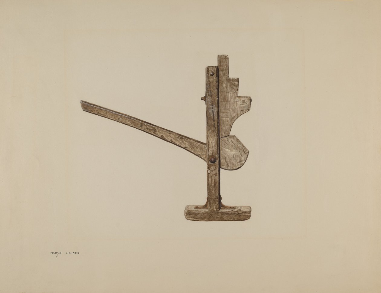 Vagon Jack, c. 1939. alkotó: Mary Hansen