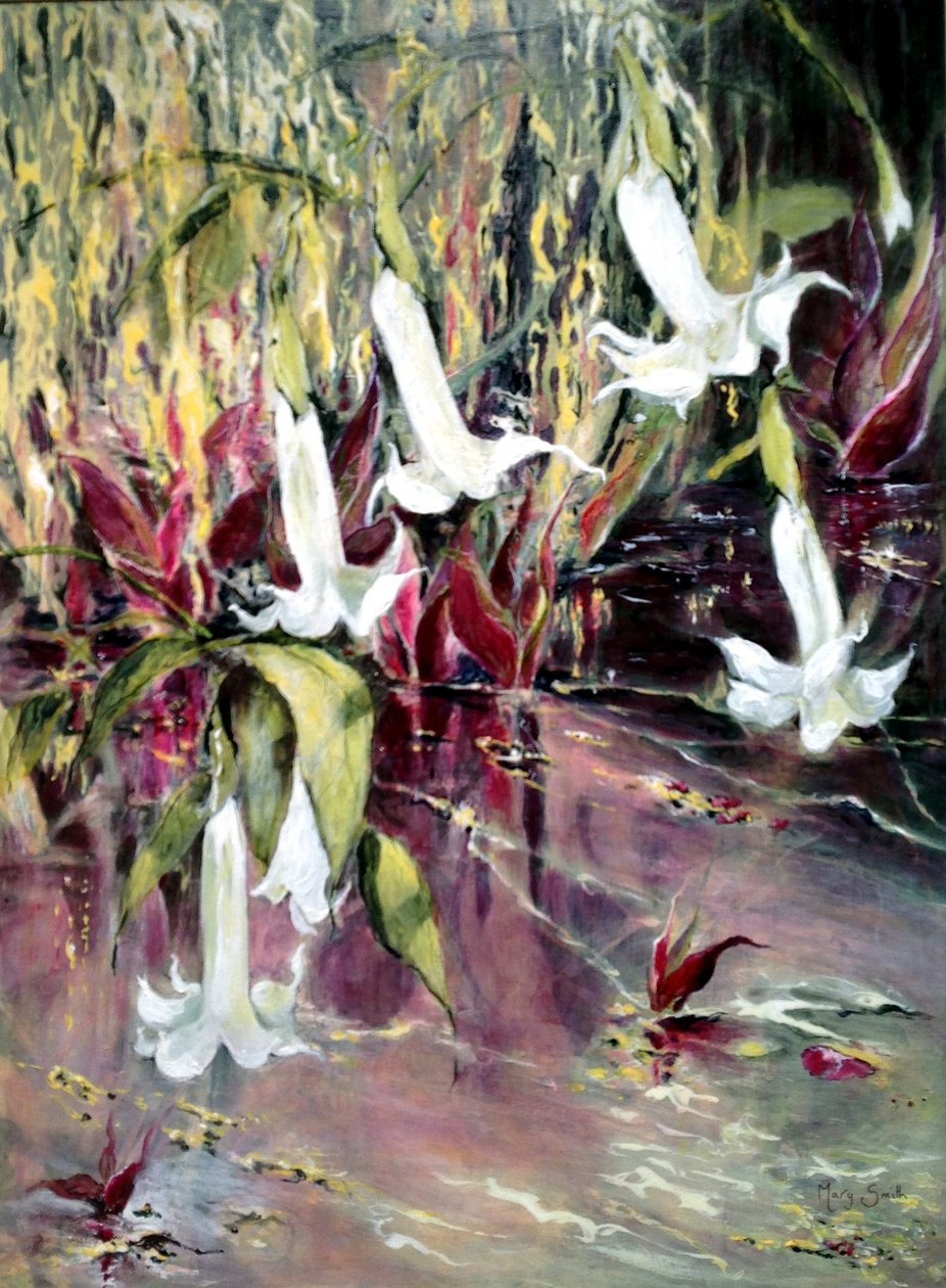 Daturák Monet kertjében alkotó: Mary Smith