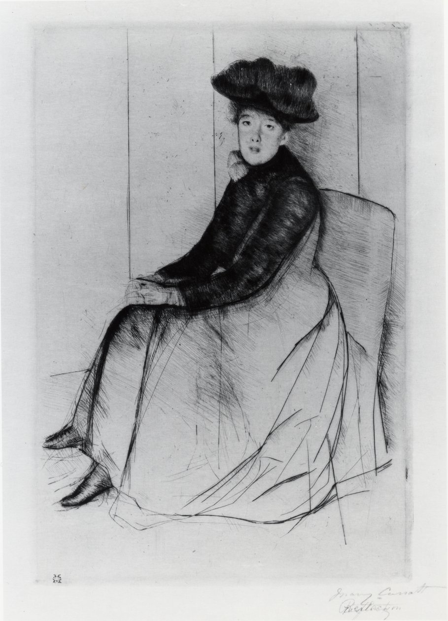 Visszaverődés alkotó: Mary Stevenson Cassatt