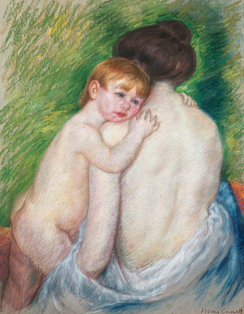 A csupasz hát, 1906 alkotó: Mary Cassatt