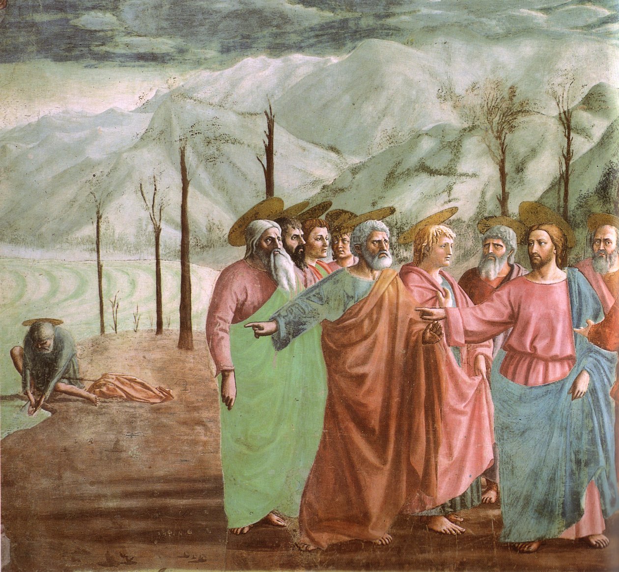 Érme a hal szájában alkotó: Masaccio