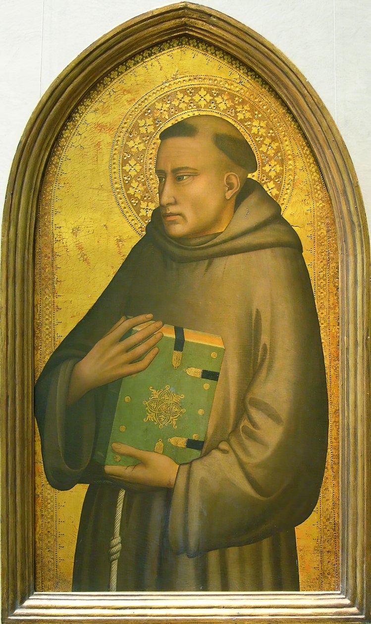 Páduai Szent Antal, kb. 1340. alkotó: Maso di Banco