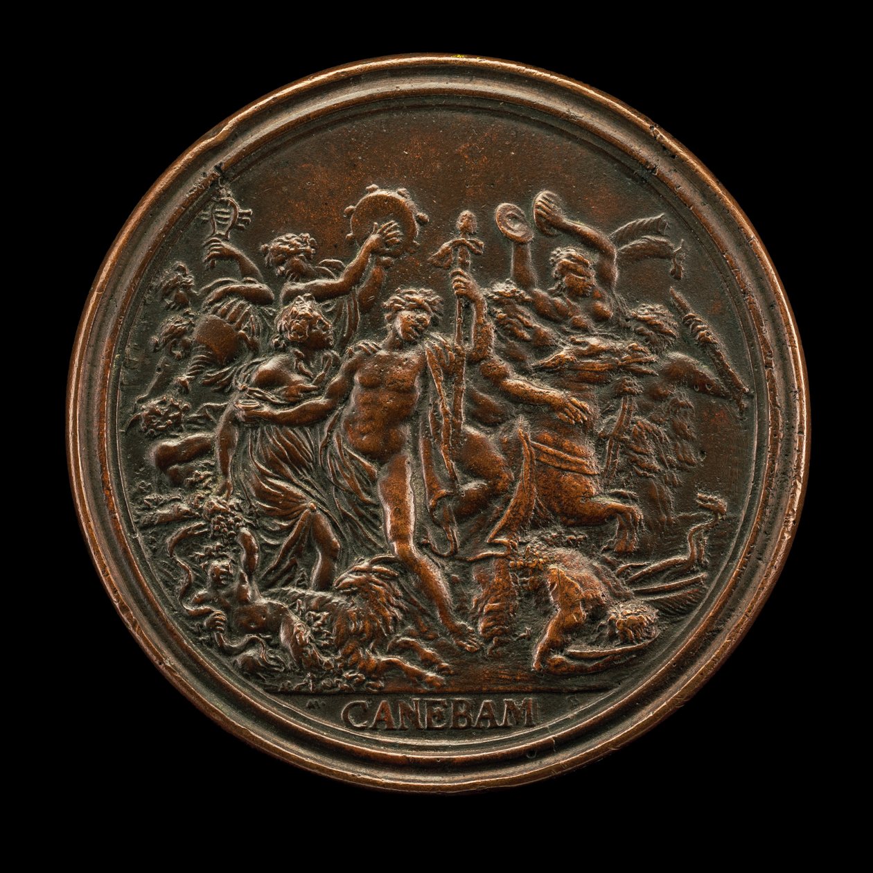 Bachnal [fordítva], 1684. alkotó: Massimiliano Soldani