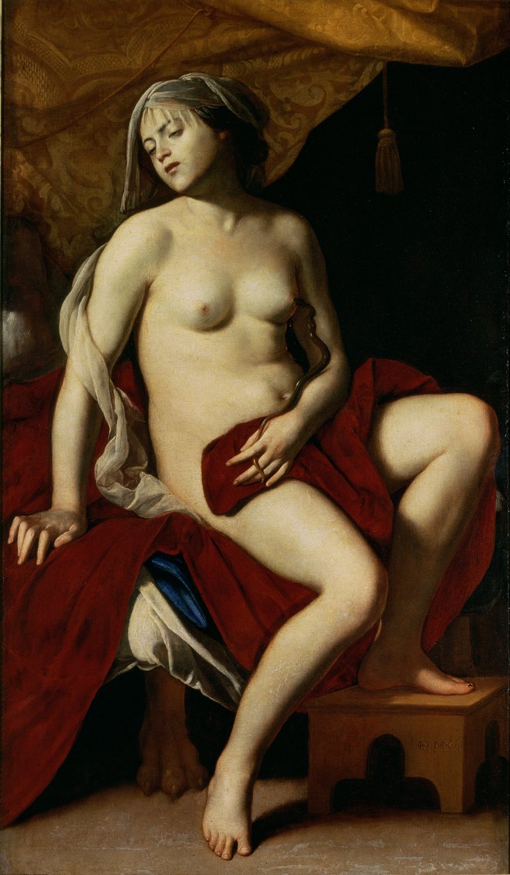 Kleopátra, 1640 körül alkotó: Massimo Stanzione