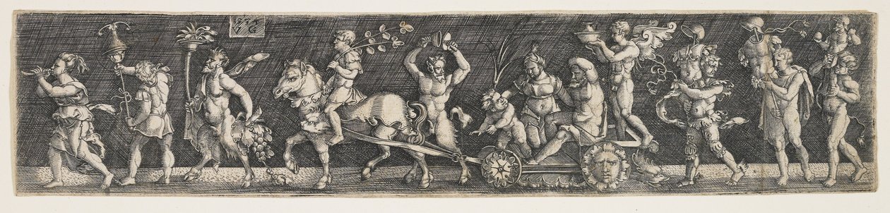 Bacchus diadala, 1534 alkotó: Master V. G.