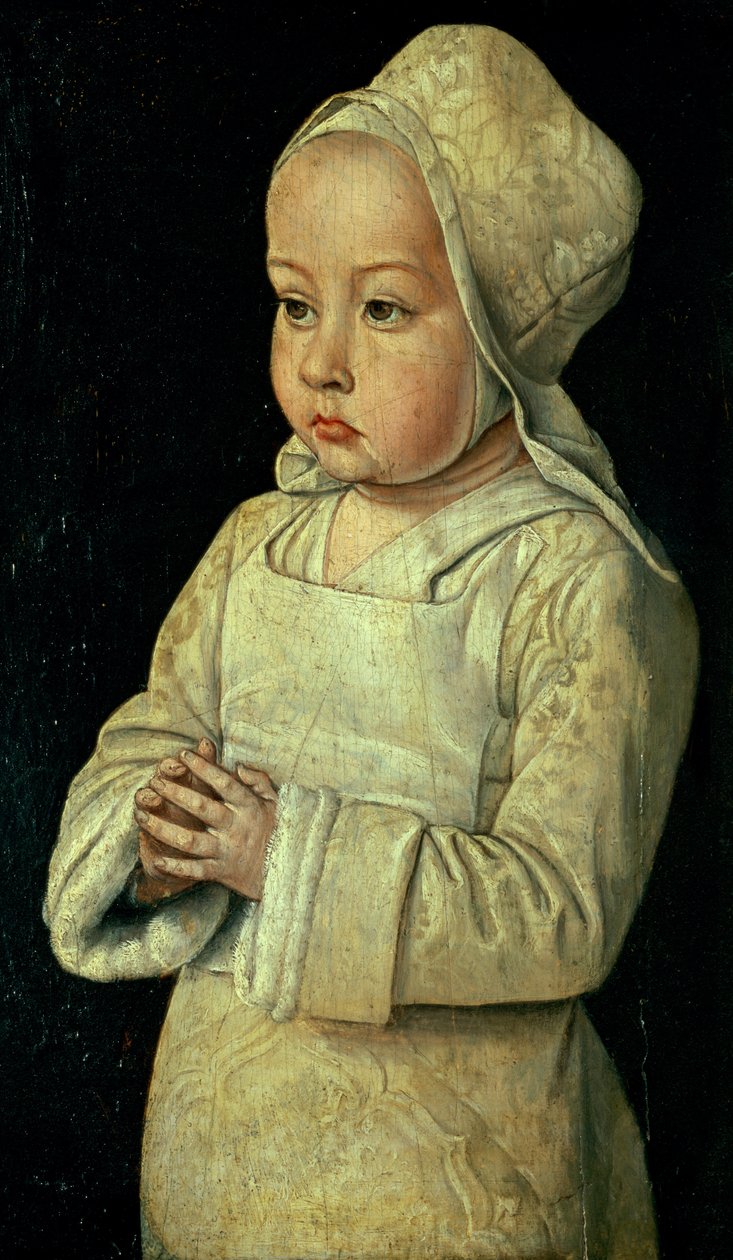 Bourbon Suzanne (1491-1521) portréja, II. Péter és francia Anna lánya, Bourbon hercege és hercegné, 1492-93 alkotó: Master of Moulins