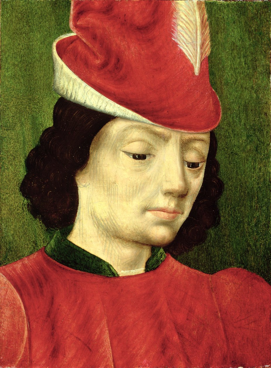 Egy fiatal férfi portréja alkotó: Master of Moulins
