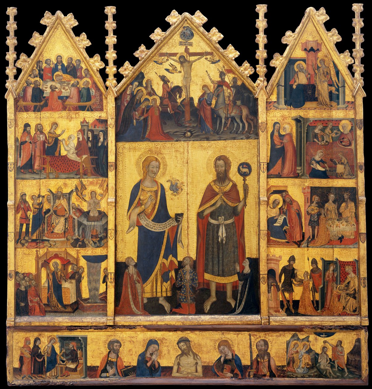 Szent János oltárképe alkotó: Master of Santa Coloma de Queralt