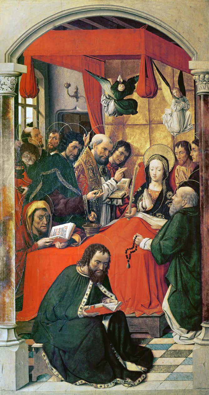 A Szűz halála alkotó: Master of Santa Maria del Campo