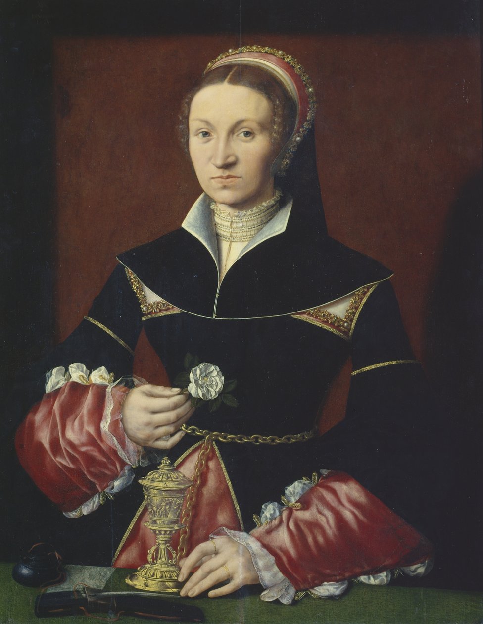 Hölgyportré, 1536 alkotó: Master A.W.