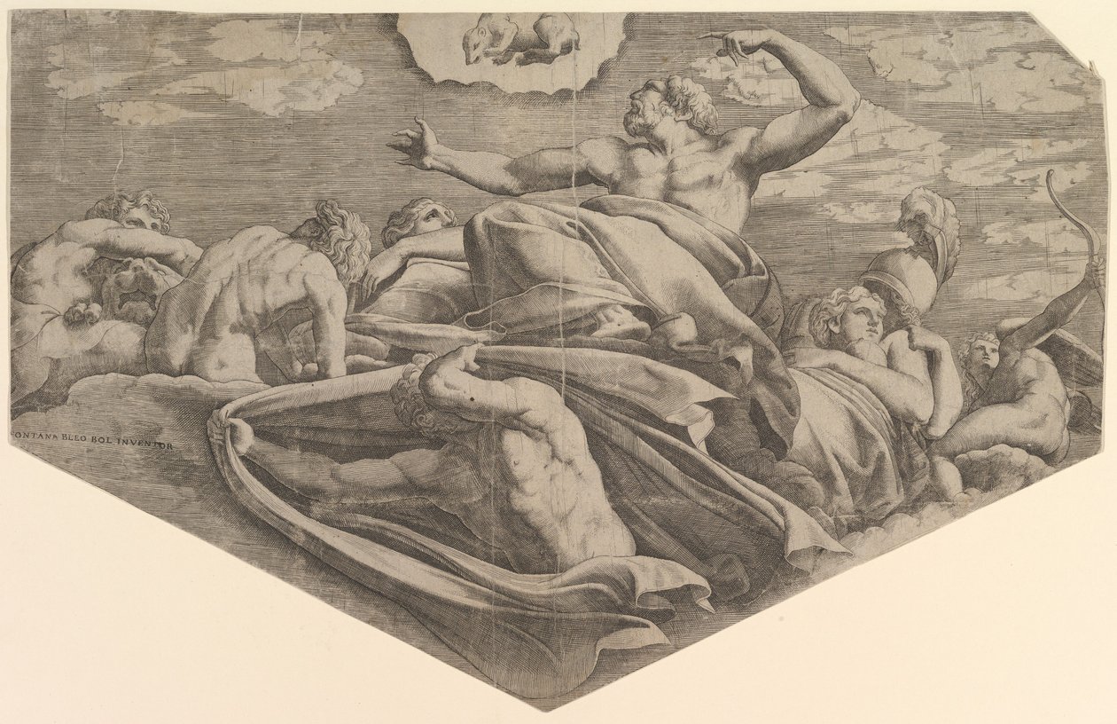 Jupiter és Callisto, 1540-56. alkotó: Master FG