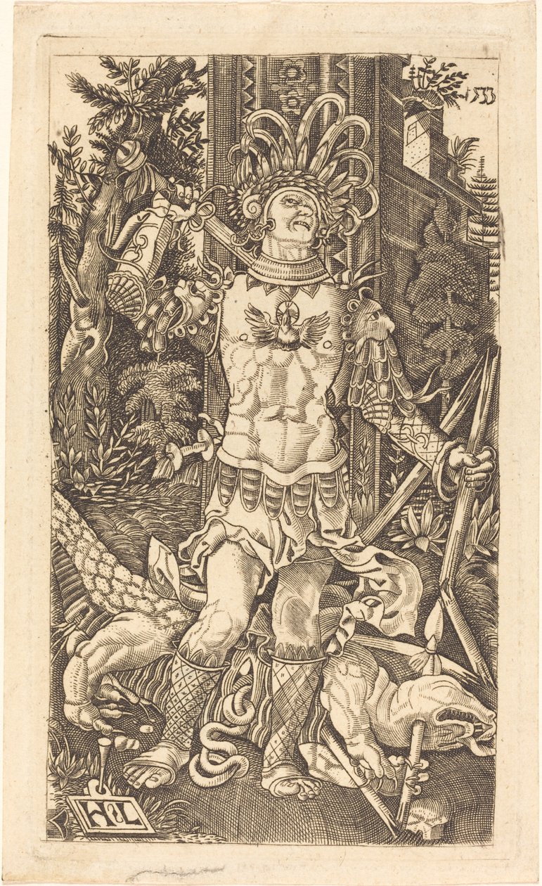 Szent György állva alkotó: Master H.L.