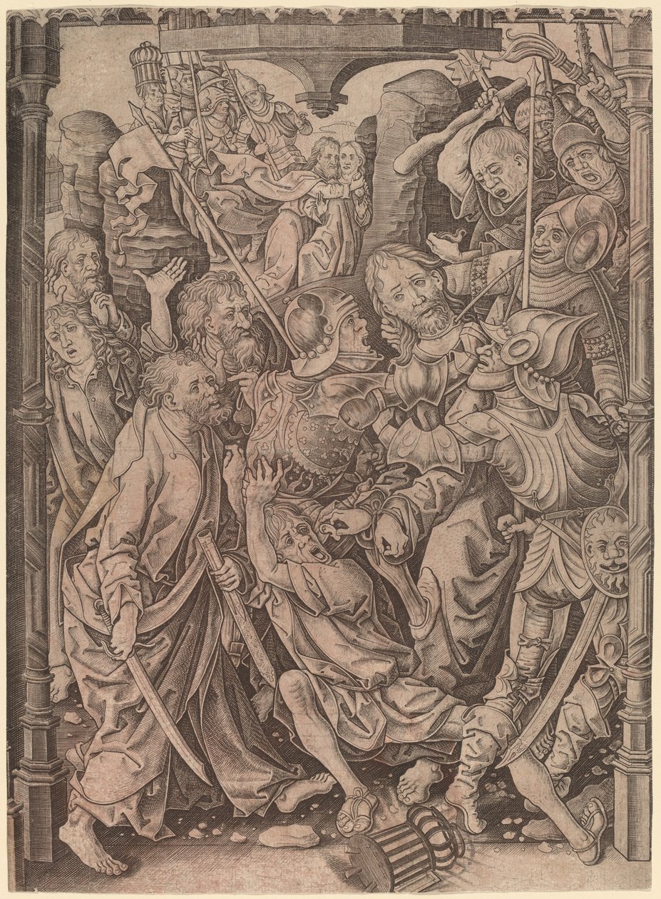 Krisztus árulása alkotó: Master I.A.M. of Zwolle