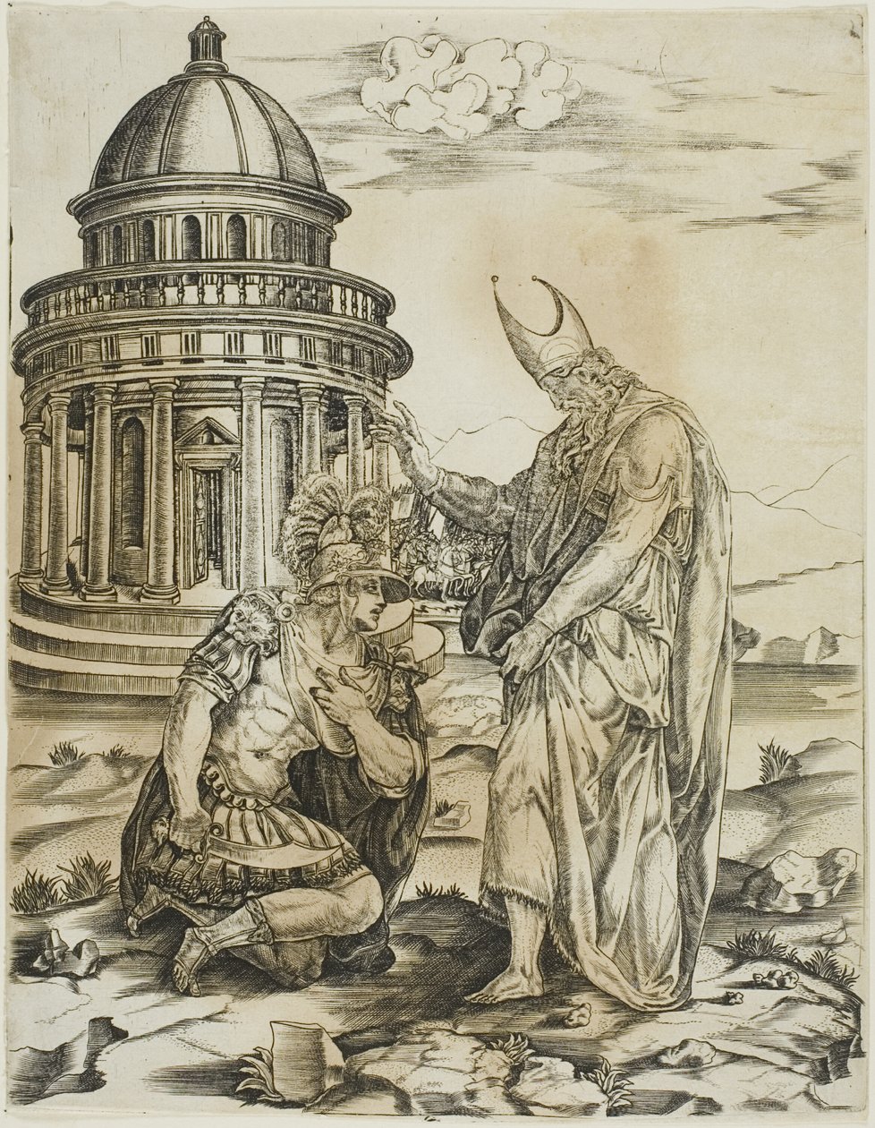 Szent Ambrus és Theodosius császár alkotó: Master IRs
