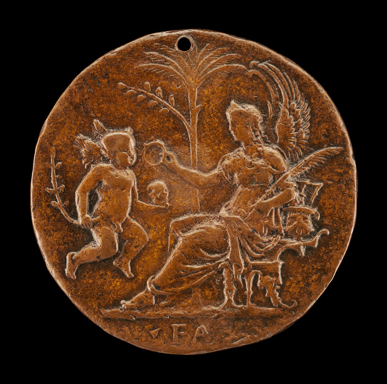Allegorikus jelenet [fordítva], 16. század. alkotó: Master I.S.A.