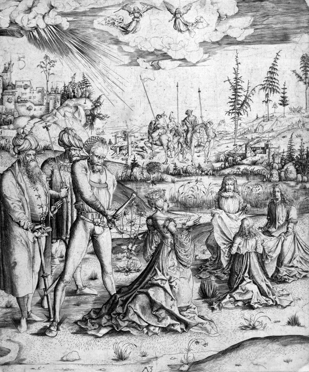 Szent Katalin vértanúsága, 1500-2003 körül alkotó: Master MZ
