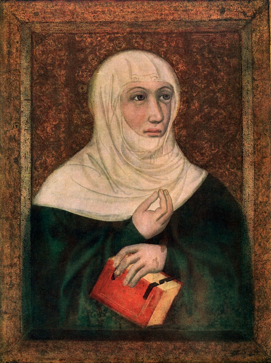 Szent Klára, 1365-1367, 1955 alkotó: Master Theodoric
