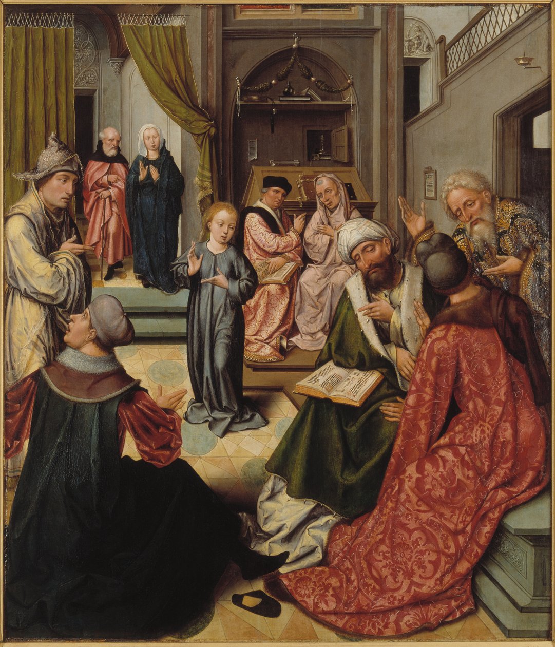Krisztus az orvosok között, 1515. alkotó: Master of 1518.