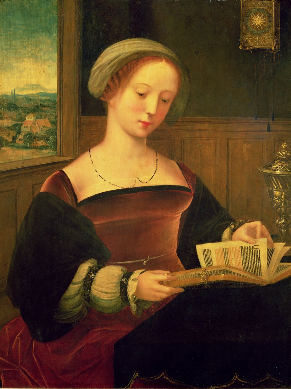 Mária Magdolna felolvasás alkotó: Master of Female Half Lengths
