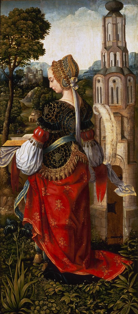 Szent Barbara alkotó: Master of Frankfurt