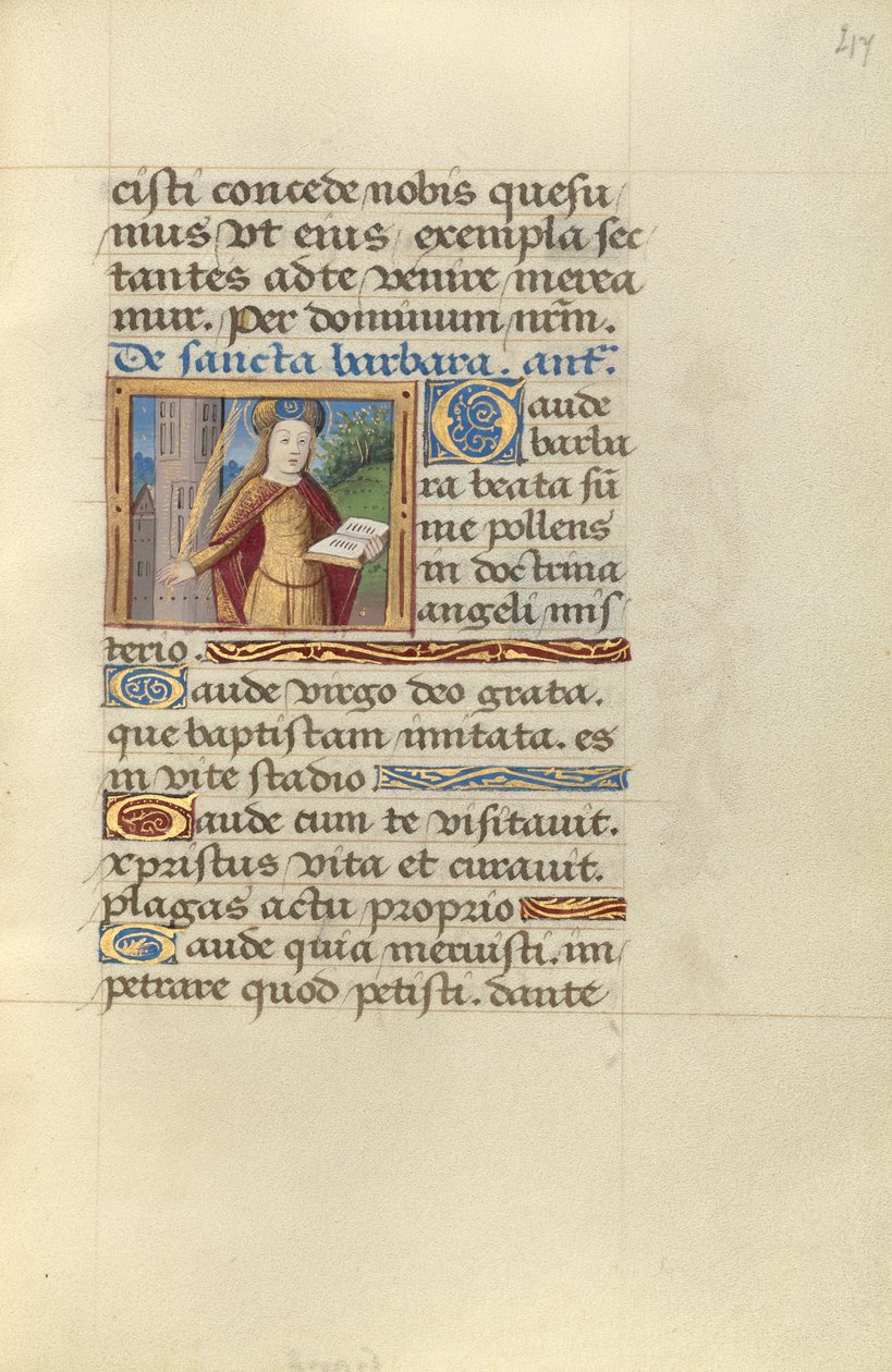 Szent Barbara alkotó: Master of Jacques de Besançon