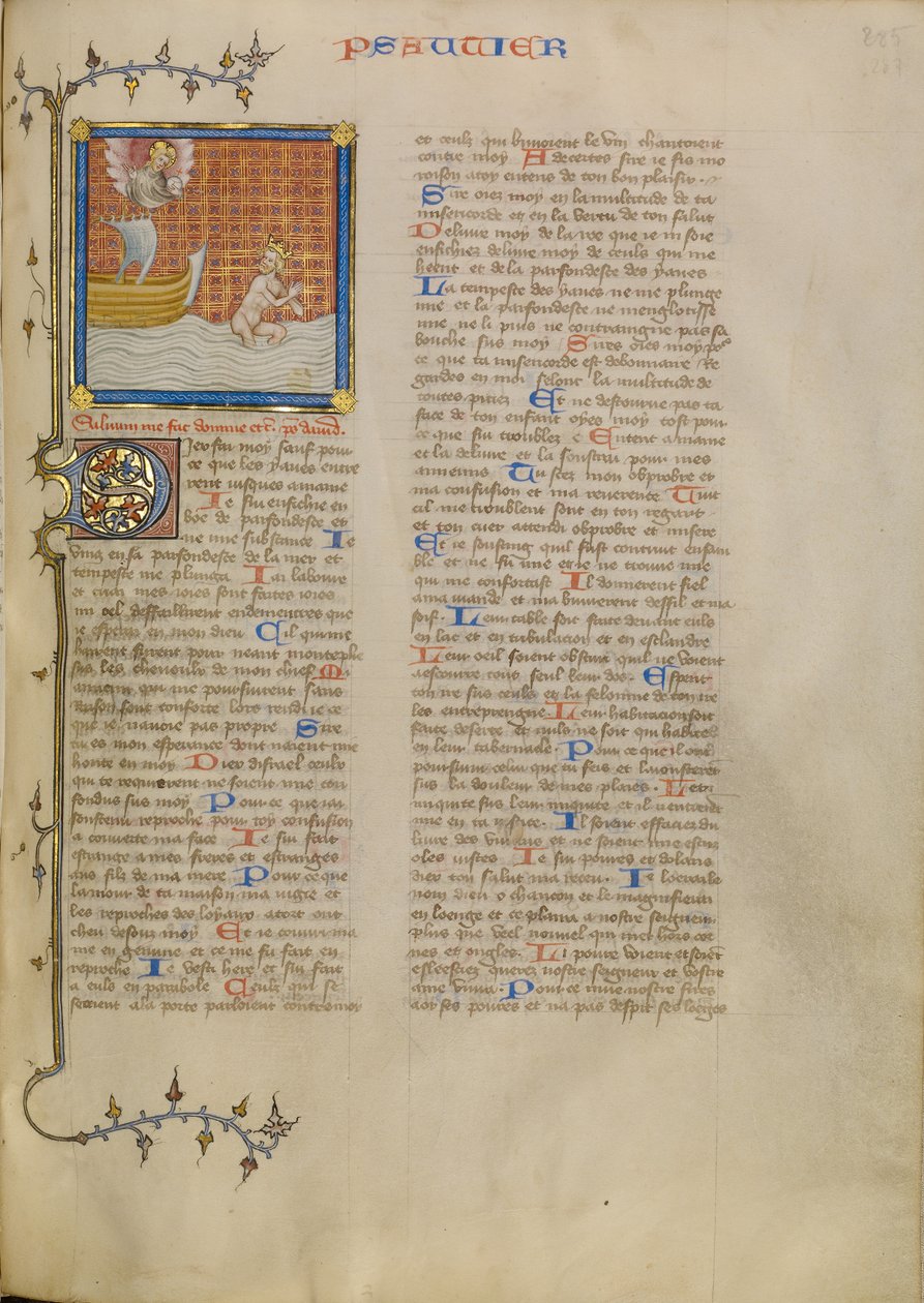 Dávid a vízben alkotó: Master of Jean de Mandeville