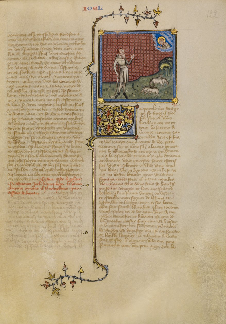 Isten beszél Joelhez alkotó: Master of Jean de Mandeville