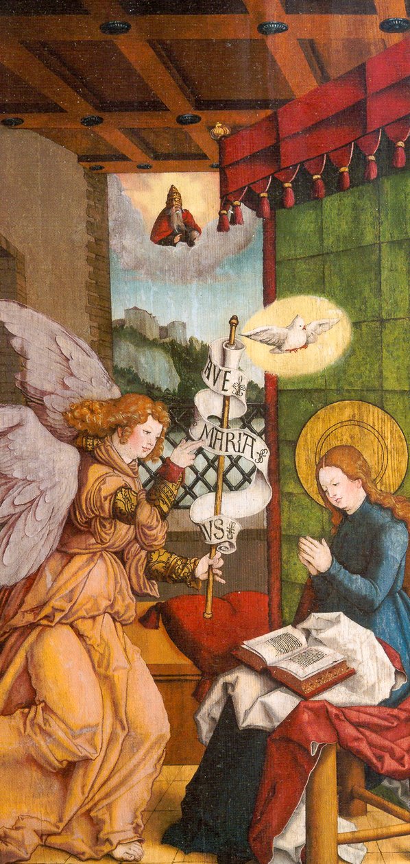 Németül: The Annunciation alkotó: Master of Messkirch