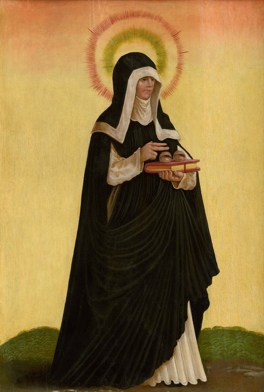 Szent Odile, 1519. alkotó: Master of the Danube School