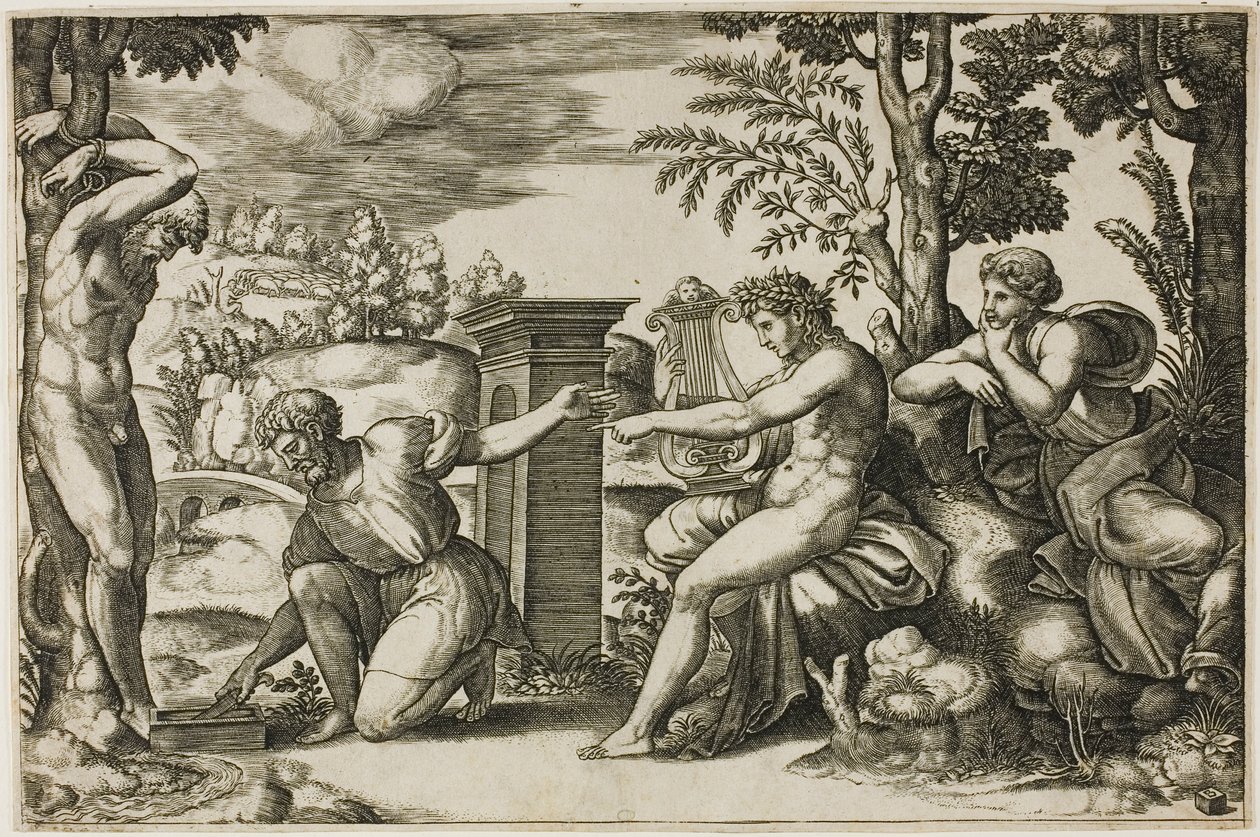 Apollo és Marsyas alkotó: Master of the Die