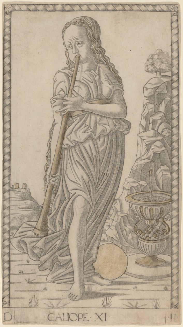 Caliope (Calliope) alkotó: Master of the E Series Tarocchi